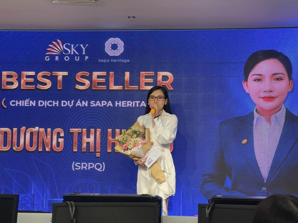 Ms.Dương Hương Realty xuất sắc đạt danh hiệu Best Seller Dự án Sapa Heritage 2023